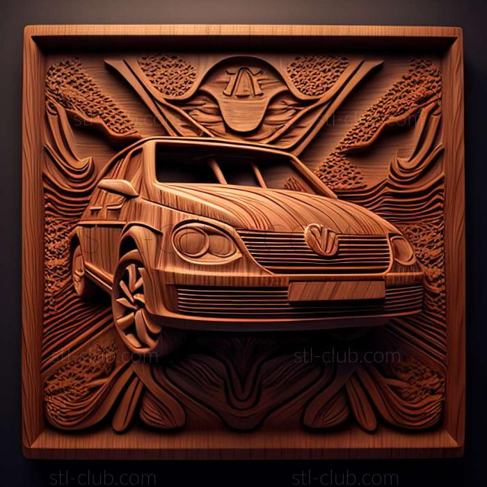 3D мадэль Volkswagen Golf (STL)